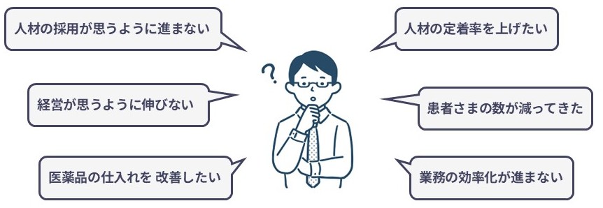 ～薬局経営でこんなお悩みはありませんか？～